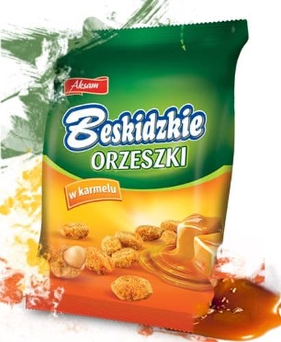 AKSAM ORZESZKI KARMEL 100G