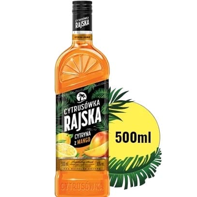 WODKA RAJSKA CYTRYNA Z MANGO 30% 500ML