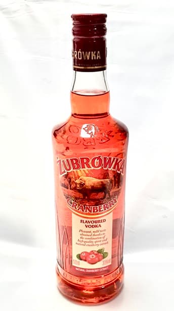 WODKA ZUBROWKA CRANBERRY 37.5% 500ML