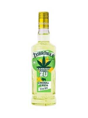 WODKA ZUBROWKA SATIVA LIMONKA Z MIETA 25% 500ML
