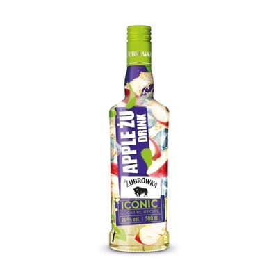 WODKA ZUBROWKA APPLE DRINK 20% 500ML