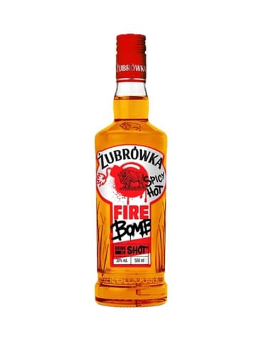 WODKA ZUBROWKA FIRE BOMB 30% 500ML