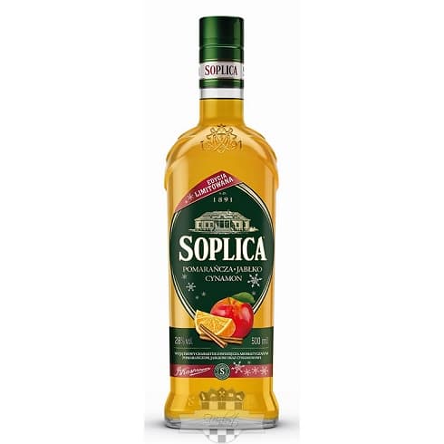 WODKA SOPLICA POMARANCZA-JABLKO-CYNAMON 28% 500ML