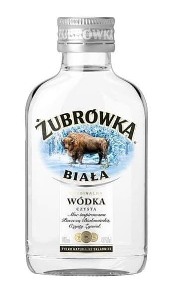 WODKA ZUBROWKA BIALA 37.5% 90ML!