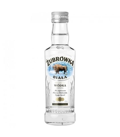 WODKA ZUBROWKA BIALA 40% 200ML