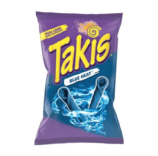 AMERICAN TAKIS BLUE HEAT HOT CHILLI TORTILLA 90G