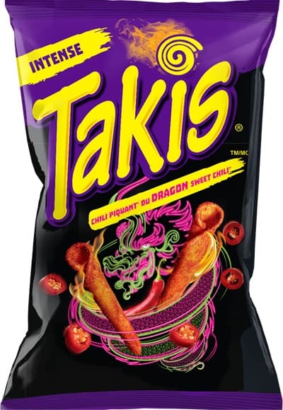 AMERICAN TAKIS DRAGON SWEET CHILI 90GR