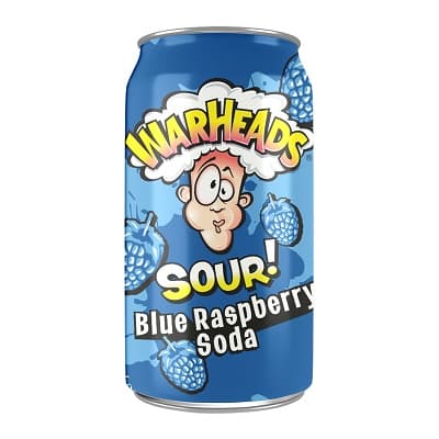 AMERICAN WARHEADS SOUR BLUE RASPBERRY 330ML