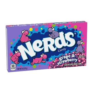 AMERICAN NERDS CANDY GRAPE & STRAWBERRY 141GR