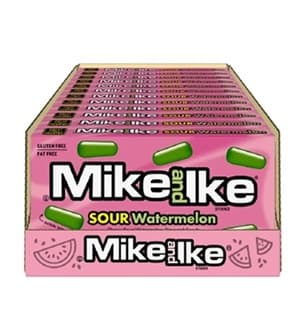 AMERICAN MIKE & IKE SOUR WATERMELON 12 X 120GR