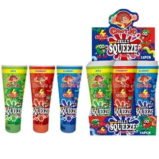 AMERICAN CRAZY JO SOUR JELLY SQUEEZE CANDY 80GR