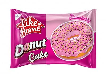AMERICAN LIKE HOME DONUT CAKE STRAWBERRY 40GR