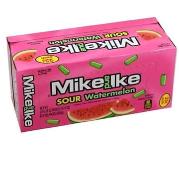 AMERICAN MIKE & IKE SOUR WATERMELON 22GR