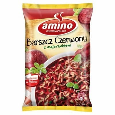 AMINO BARSZCZ CZERWONY NOODLE 66G