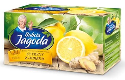 GRANDMAS/BABCIA LEMON & GINGER TEA 40G