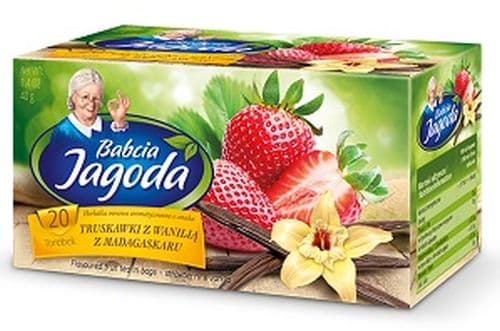 GRANDMAS/BABCIA STRAWBERRY & VANILLA TEA 40G