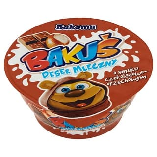 BAKOMA DESER BAKUS CZEKOLADOWO-ORZECHOWY 100GR
