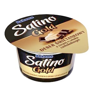 BAKOMA SATINO DESER SMIETANKOWYM SOS CZEKOLADOWYM
