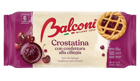 BALCONI CROSTATINA CILIEGIA-TARTLET CHERRY JAM