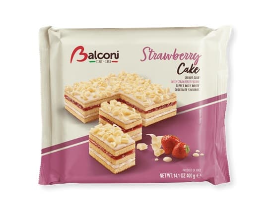 BALCONI STRAWBERRY CAKE 400G