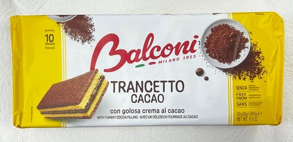 BALCONI TRANCETTO CACAO CAKE 280G