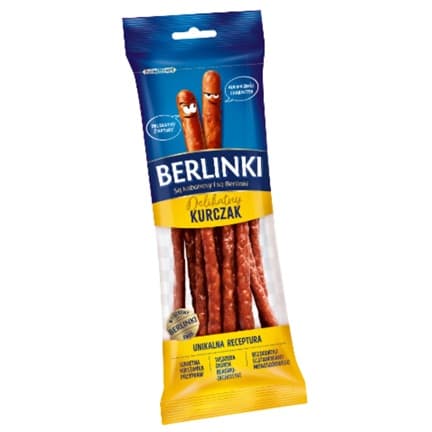 MORLINY BERLINKI KABANOS DROB.(CHICKEN) 85GR 