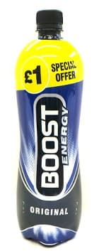 BOOST ENERGY DRINK BOTTLE 1LT (£1.59 PM)