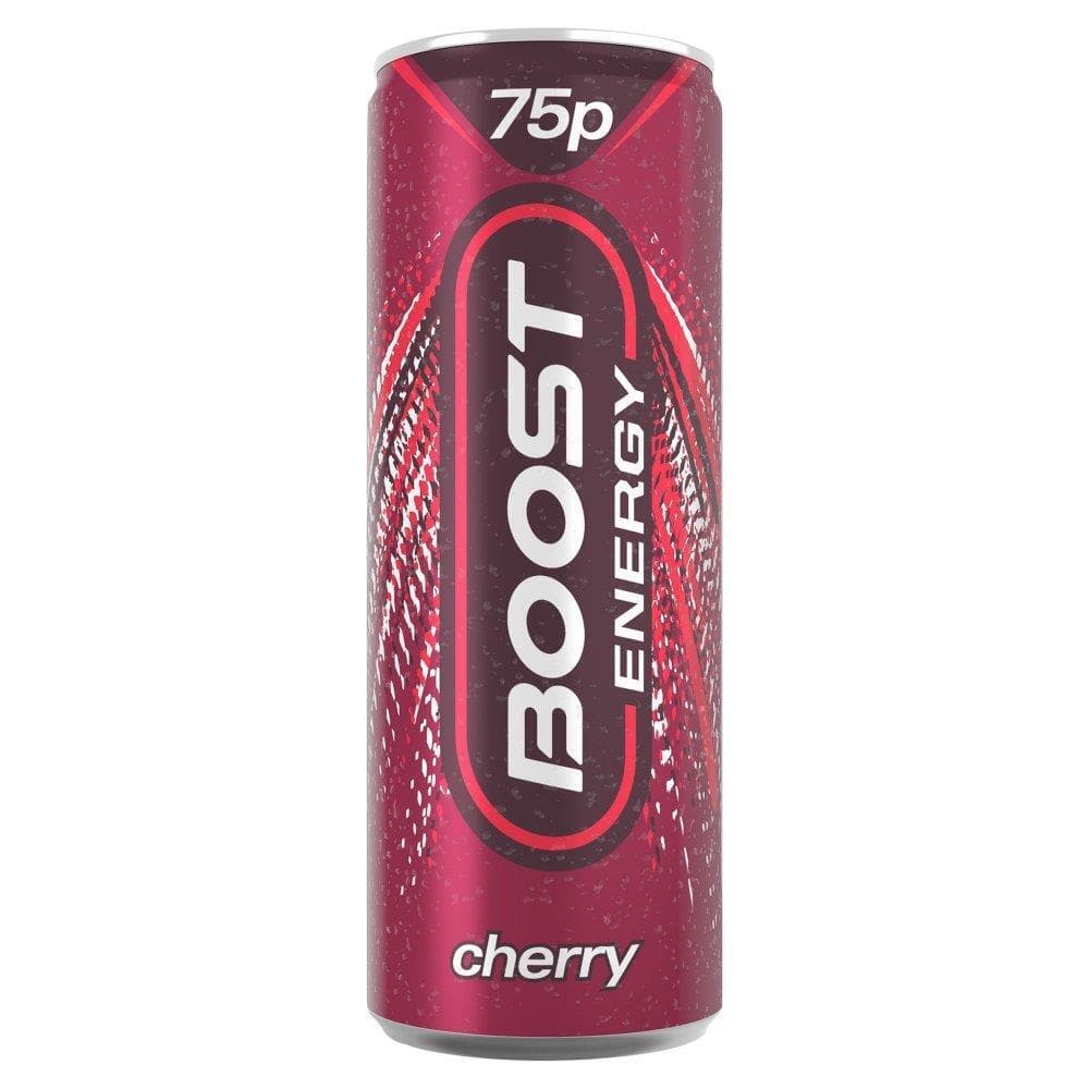 BOOST ENERGY DRINK CHERRY CAN 250ML(0.75PM)