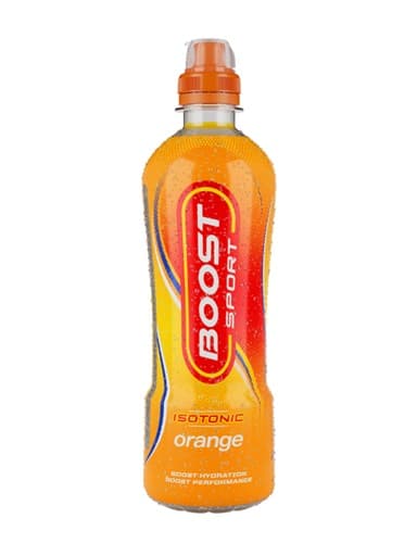 BOOST ENERGY DRINK SPORTS ORANGE BOTTLE 500ML