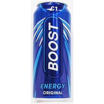 BOOST ENERGY DRINK ORIGINAL 500ML (CAN) (£ 1 PM)
