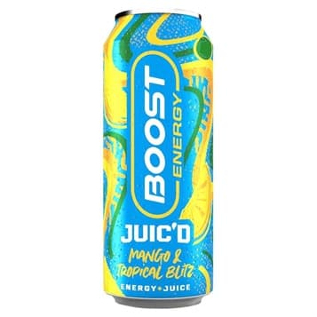 BOOST JUICD MANGO&TROPICAL BLITZ 500ML(CAN) £1 PM