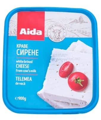 AIDA WHITE COW CHEESE 900G