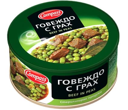 COMPASS BEEF IN PEAS 300G