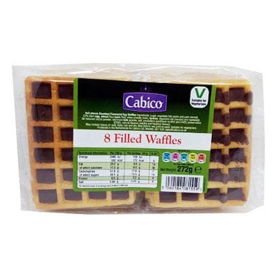 CABICO 8 CHOC FILLED WAFFLES 272G