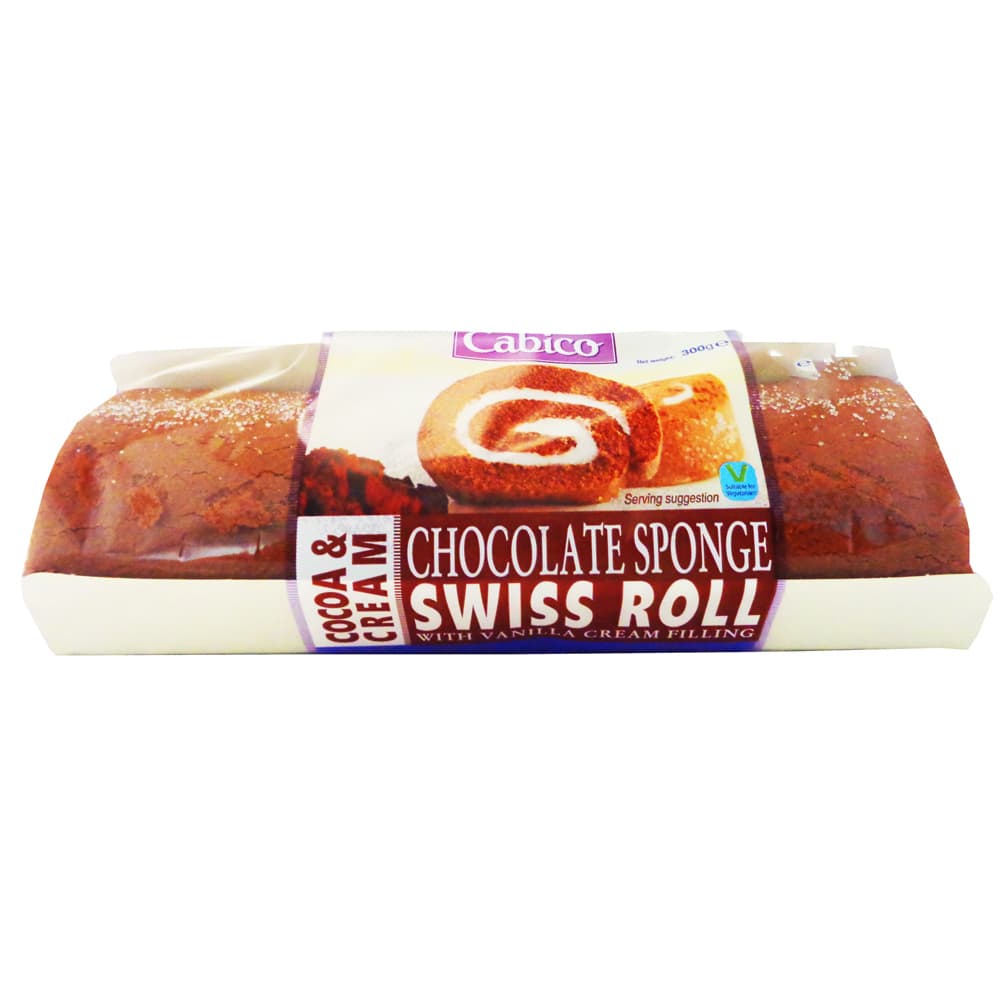 CABICO SWISS ROLL COCOA & CREAM 300G