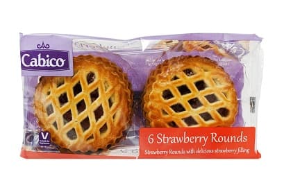 CABICO 6 STRAWBERRY ROUNDS 255GR