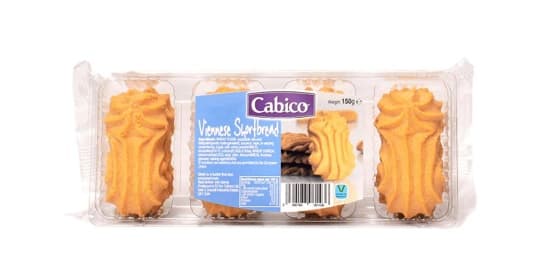 CABICO VIENNESE SHORTBREAD 150GR