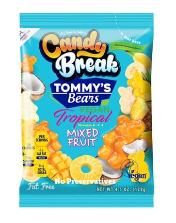AMERICAN CANDY BREAK TOMMYS BEARS TROPICAL(HALAL)