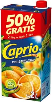 CAPRIO ORANGE DRINK 2LT