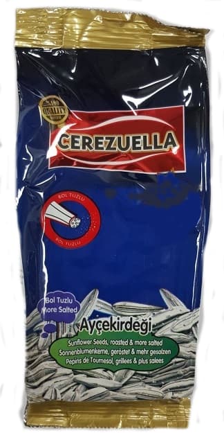 CEREZU EXTRA SALTED SUNFLOWER SEEDS 80G