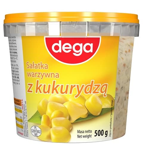 DEGA SALATKA KUKURYDZA WARZYWNA 500G
