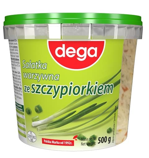 DEGA SALATKA WARZYWNA SZCZYPIORKIEM 500G
