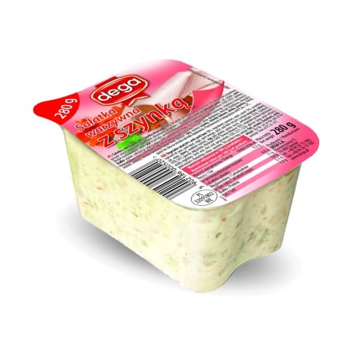 DEGA SALATKA WARZYWNA SZYNKA 280G