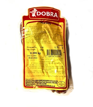 DOBRA PORK BELLY KG