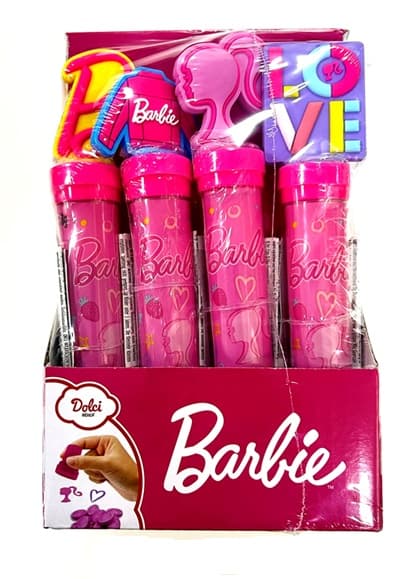 DOLCI TOYS BARBIE CANDY TUBE STAMP 8GR 