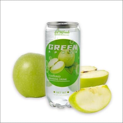 DPMfresh GREEN APPLE FLAV. SPARKLING WATER 350ML 