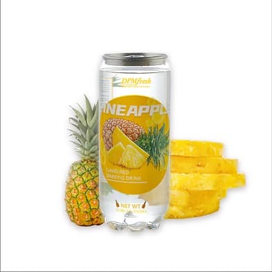 DPMfresh PINEAPPLE FLAVOURED SPARKLING WATER 350ML