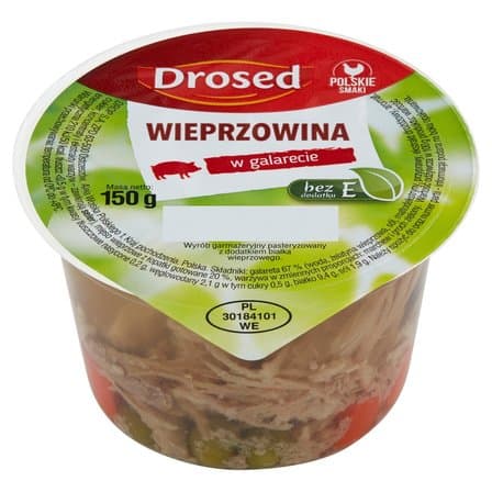 DROSED WIEPRZOWINA W GALARECIE 150GR