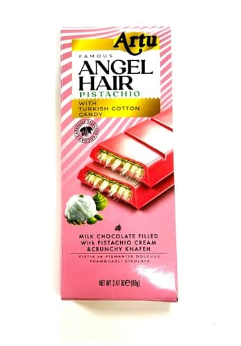 ANGEL HAIR RASPBERRY CHOCOLATE 80G - PINK