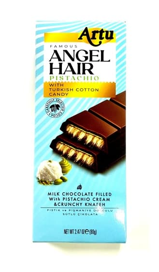 ANGEL HAIR MILK CHOCOLATE 80GR - LIGHT BLUE 